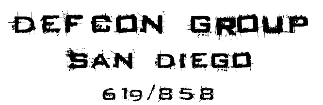 DEF CON Group San Diego Logo